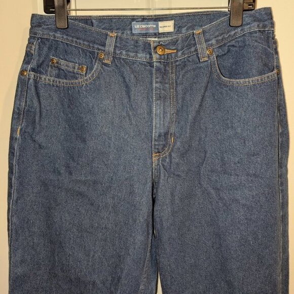 Liz Claiborne Relaxed Fit Vintage Original High Rise Waisted Mom Jean Pant Short - Picture 3 of 4